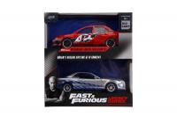 Rychle a zběsile Twin Pack 2006 Mitsubishi Lancer Evo IX + Brianův 2002 Nissan Skyline GTR R34, 1:32 Wave 4/2